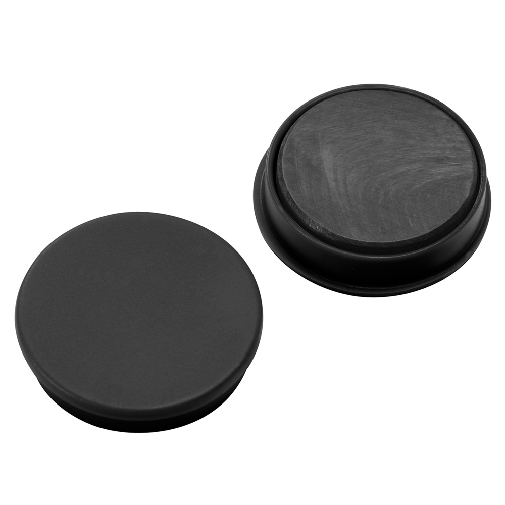 Magneet, rond - Zwart