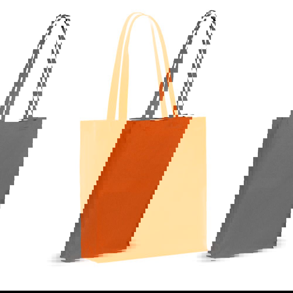 Schoudertas katoen OEKO-TEX® 140g/m² 38x10x42cm - oranje