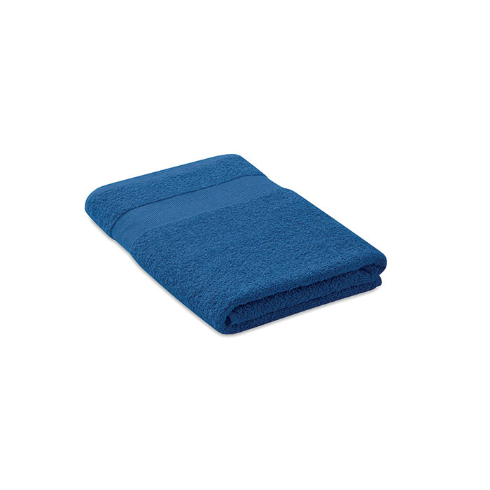 PERRY - Handdoek organisch 140x70 - Royal blauw