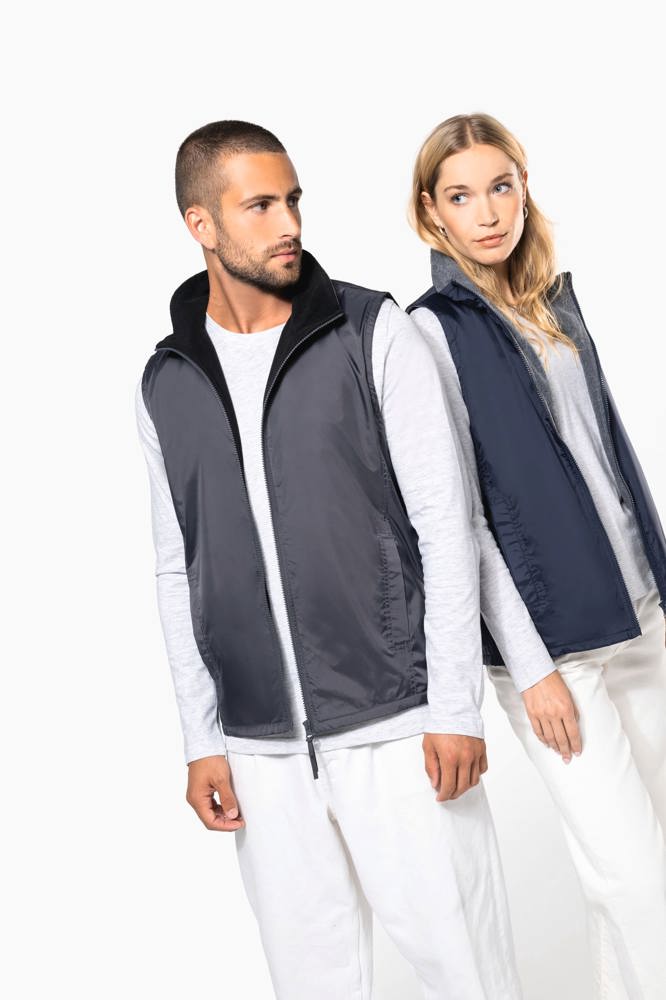 K679 - Met fleece gevoerde bodywarmer unisex