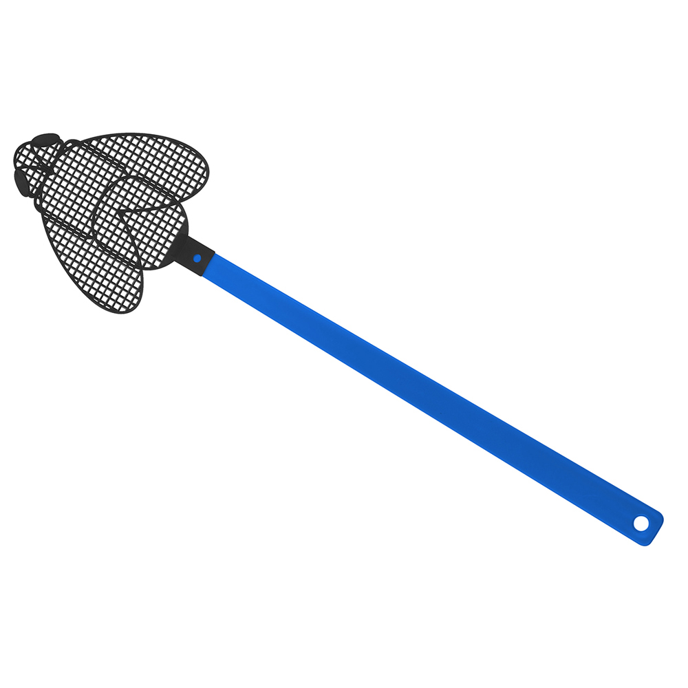 Vliegenmepper "Brummi" - blauw/zwart