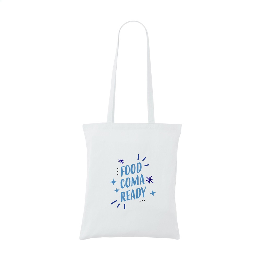Shoppy Colour Bag (120 g/m²) katoenen tas - Wit
