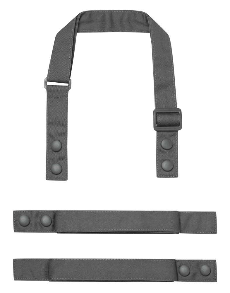 PR191 - Schort riempjes - Dark Grey