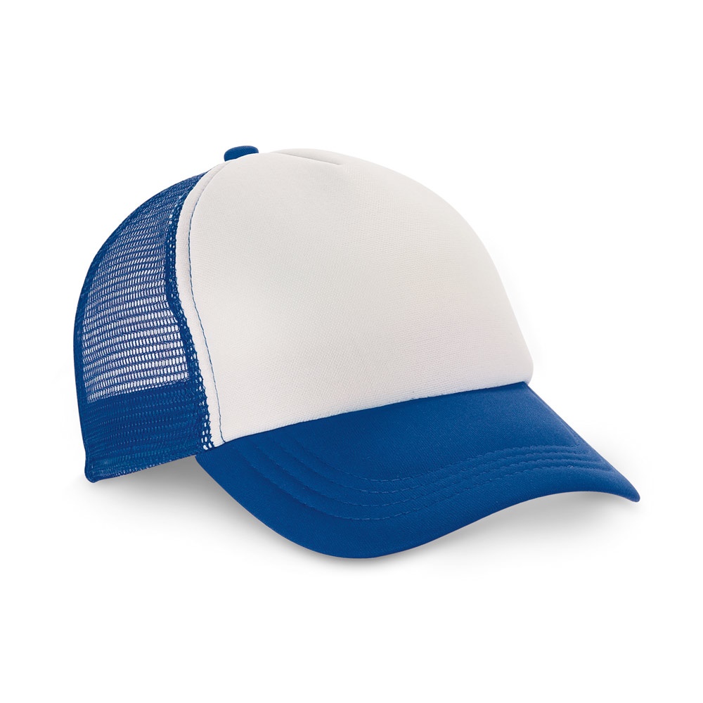 NICOLA. Polyester en mesh pet (150 g/m²) - Royal Blauw