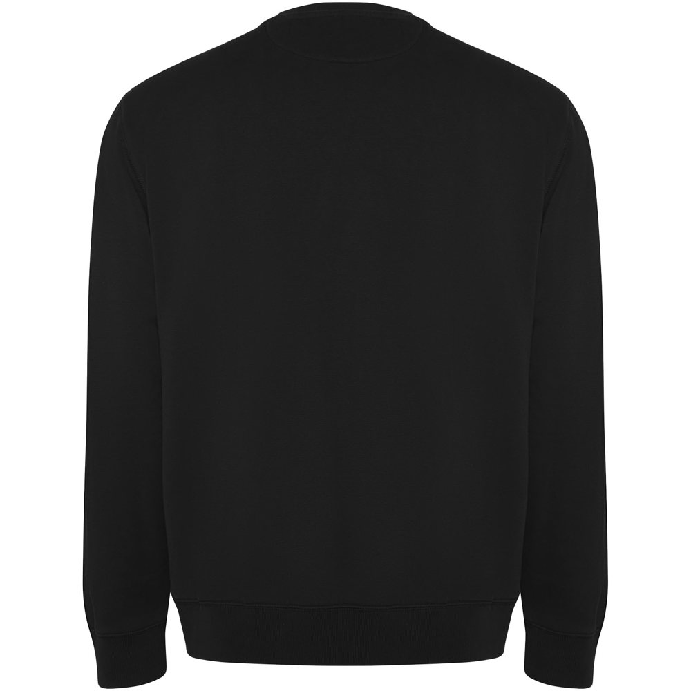 Batian 300 g/m² biologisch katoenen uniseks sweater met ronde hals - Zwart