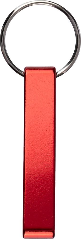 Gerecycled aluminium sleutelhanger Anneliese - Rood