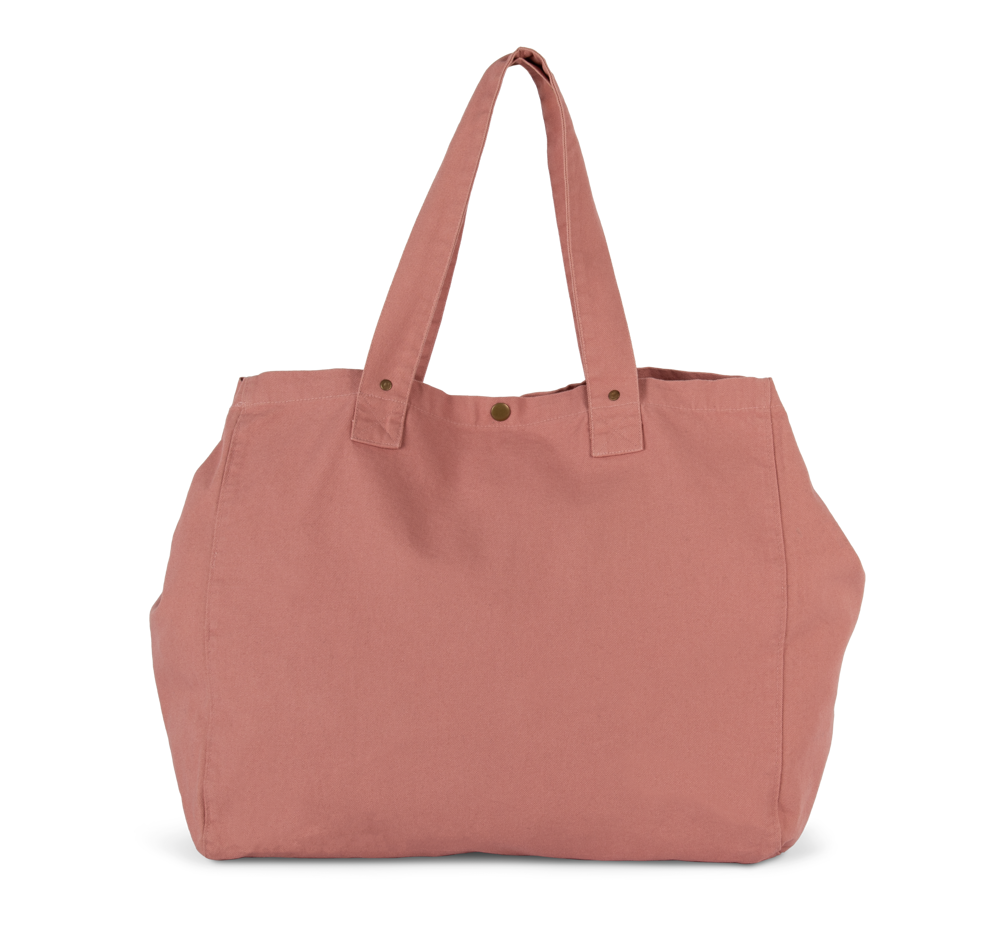 KI3208 - Shopper van verwassen katoen