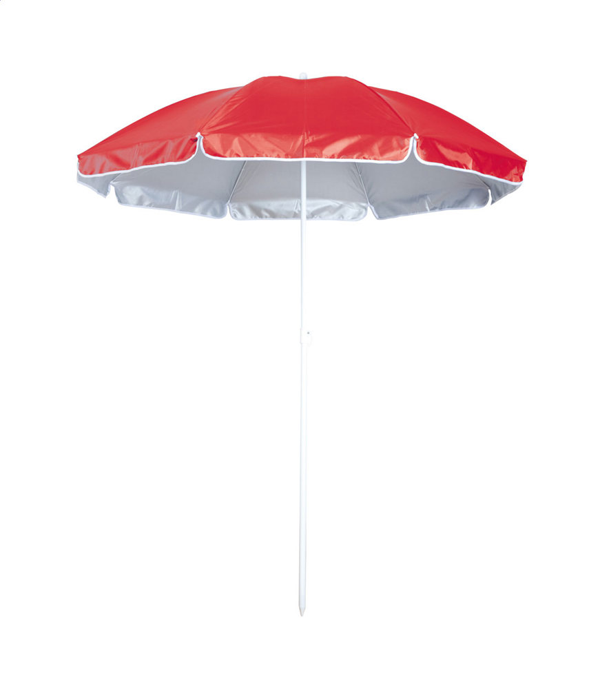 Kuramo - strand parasol - Rood/Wit