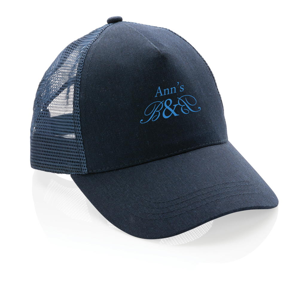 Impact AWARE™ 5 panel recycled katoenen truckercap