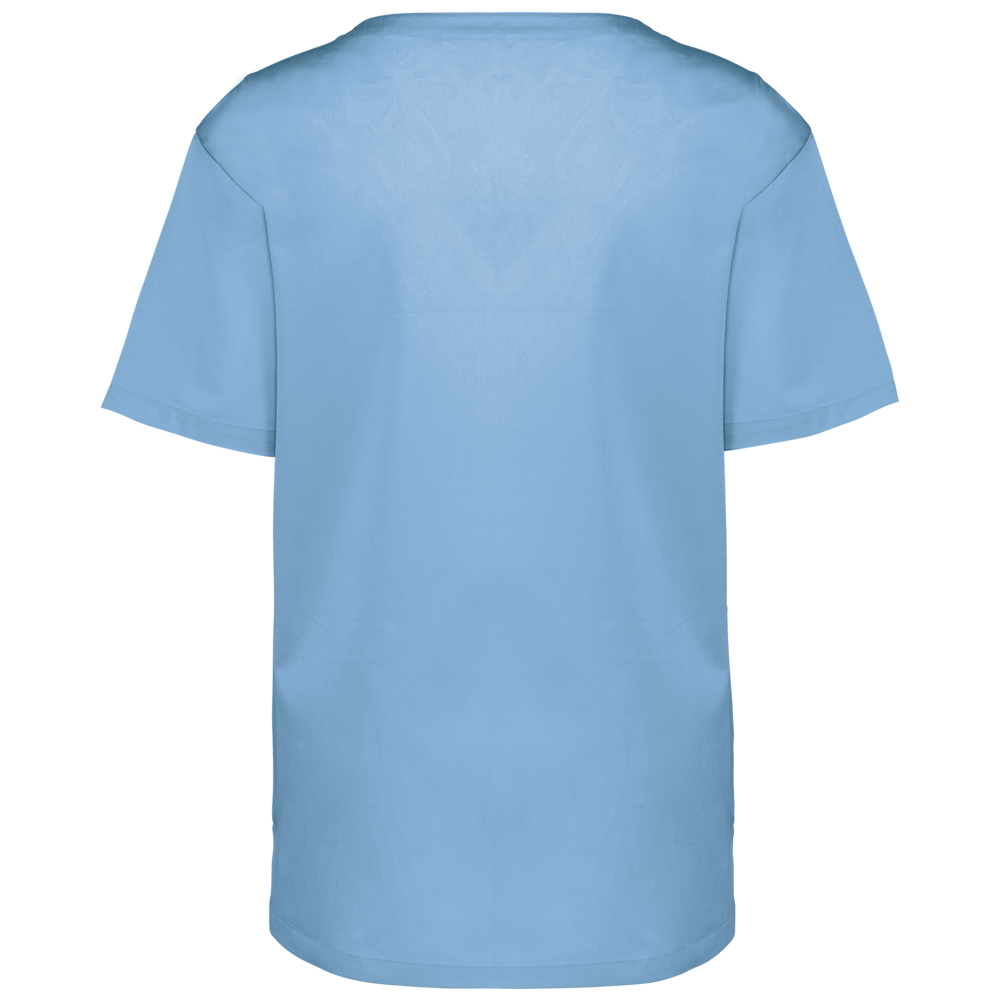 WK507C - Unisex tuniek met korte mouwen in polykatoen