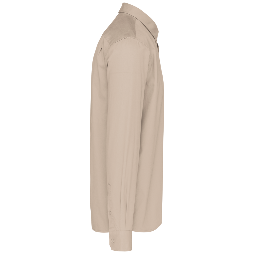 K586 - Herenoverhemd met lange mouwen van katoen Nevada