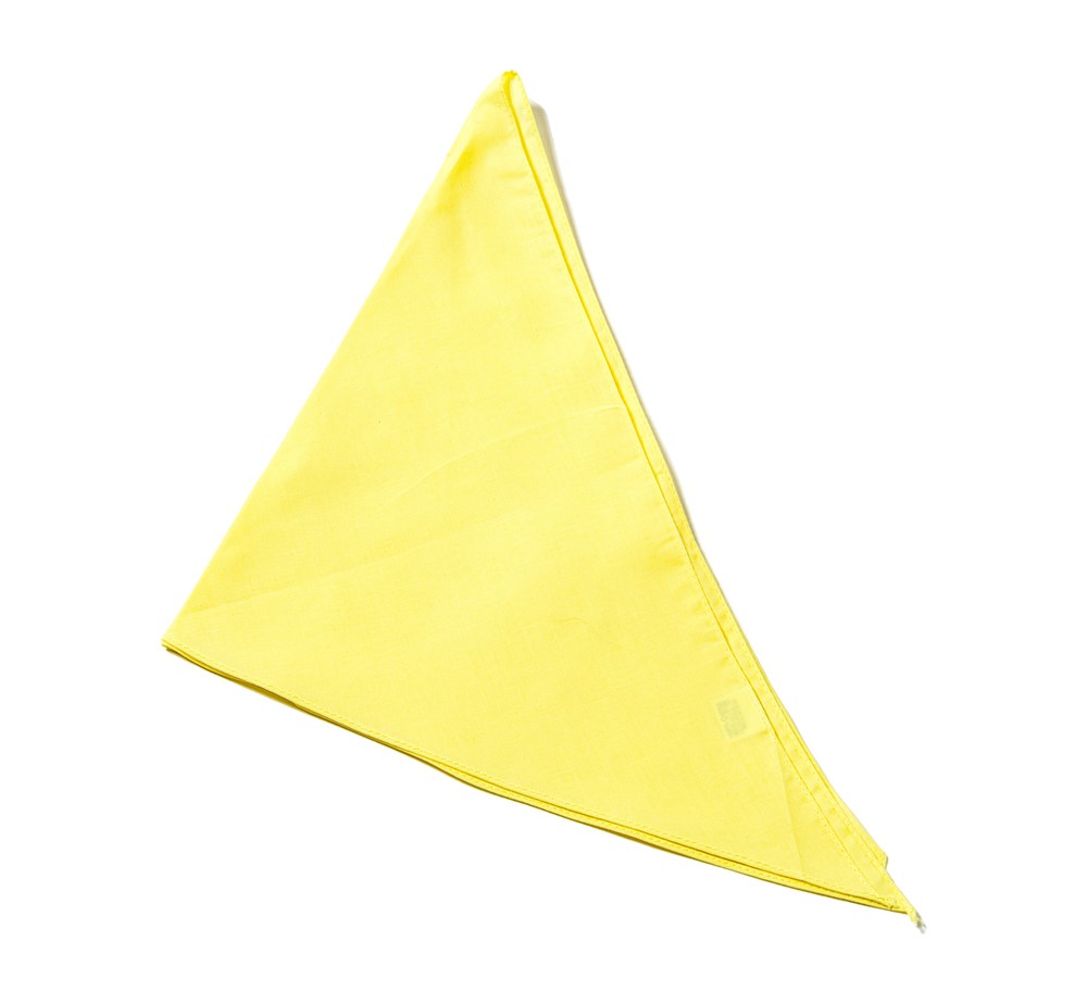 P830 - Bandana driehoek - Geel