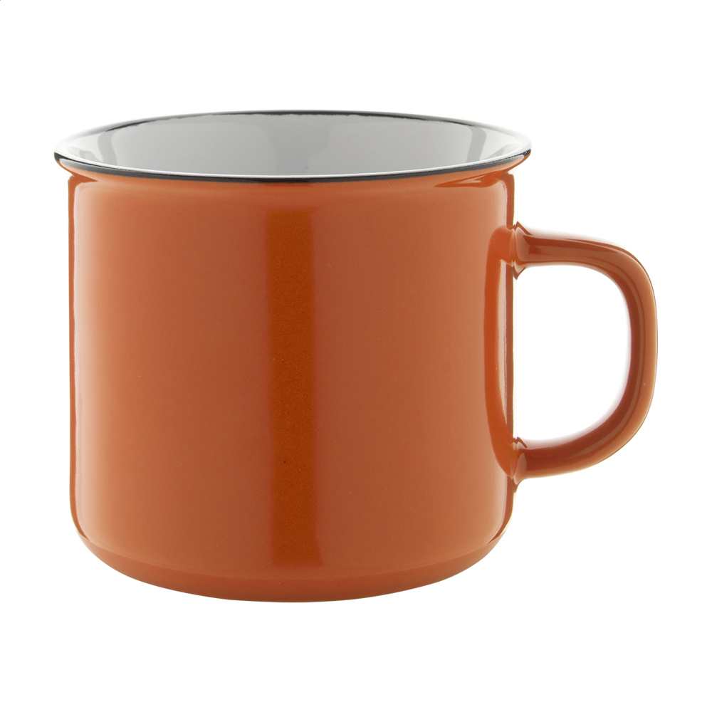 Woodstock - vintage mok - Oranje/Wit