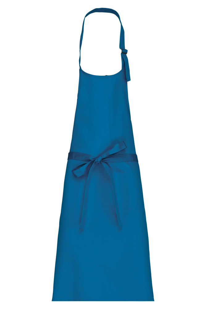 K895 - Katoenen schort zonder zak - Tropical Blue