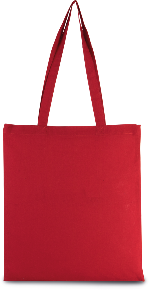 - Shopper bag long handles - Cherry Red
