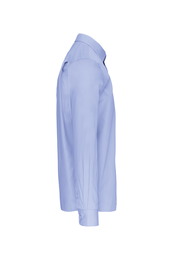 K541C - Heren poplin overhemd lange mouwen