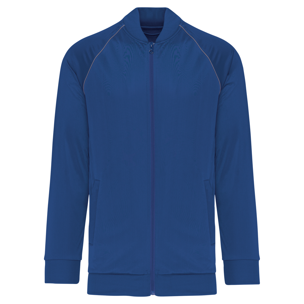 PA384 - Unisex trainingsjas met rits en biesje - Dark Royal Blue