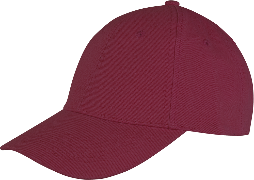 RC081X - Memphis Brushed Cotton Low Profile Cap - Burgundy