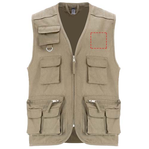 Venera 200 g/m2 werkvest met V-hals en meerdere zakken 