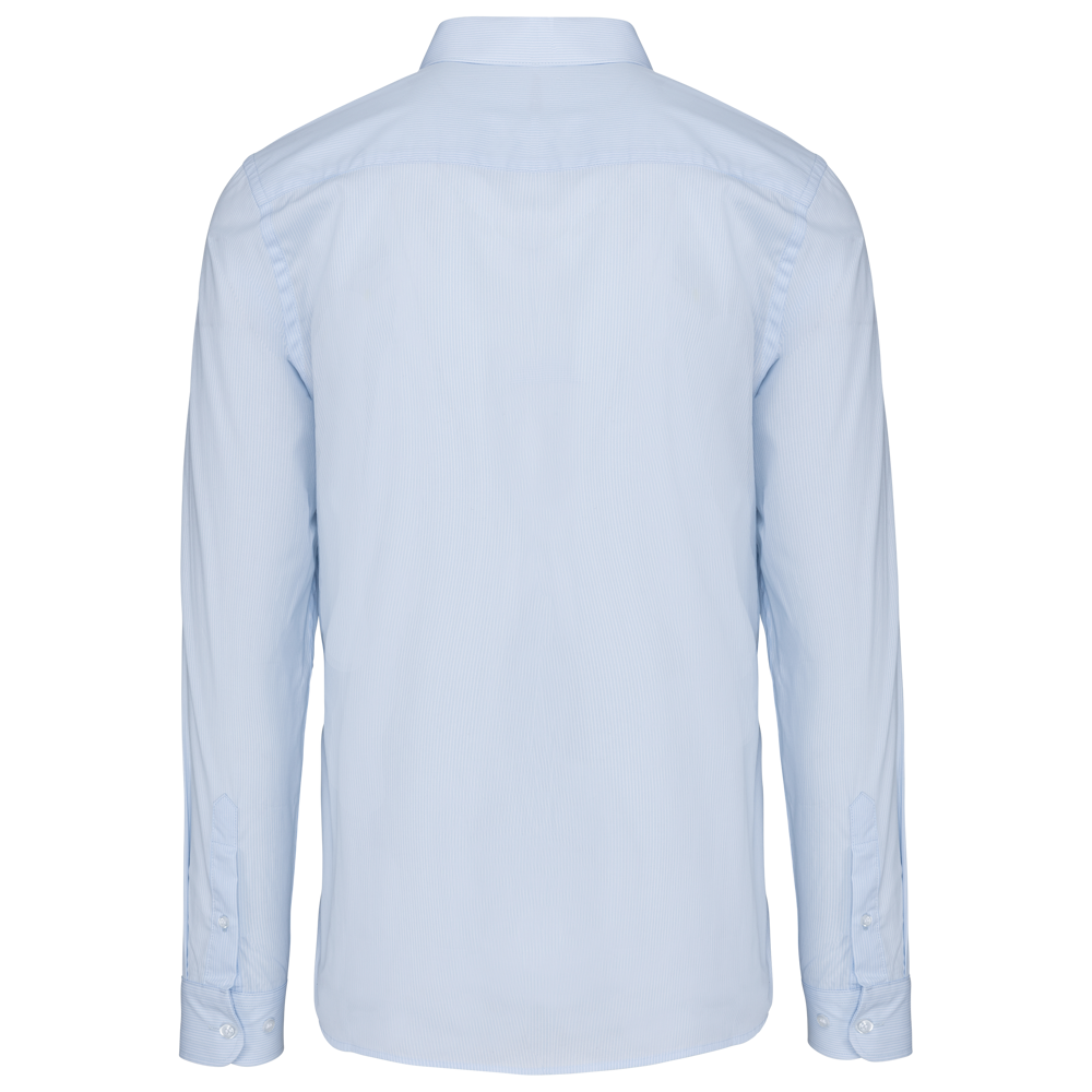 K513C - Herenoverhemd in popeline met lange mouwen