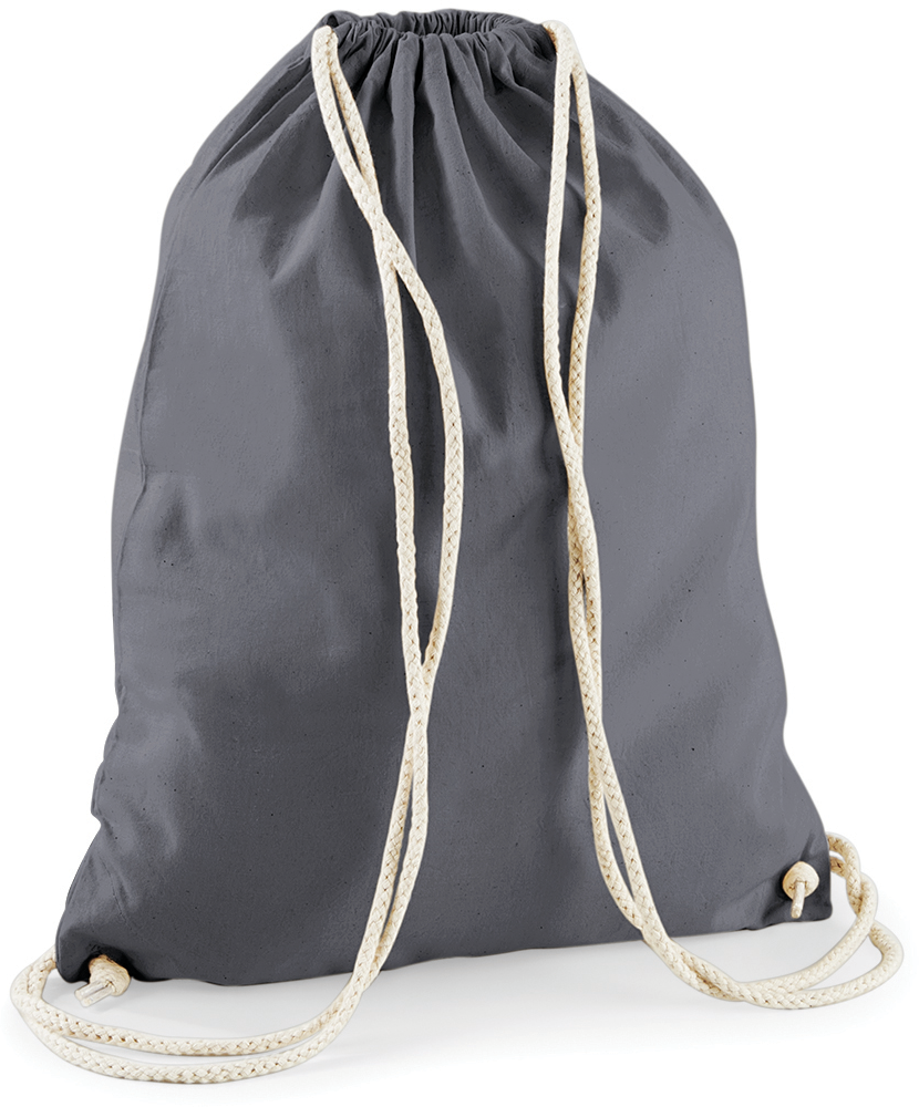- Katoenen gymtas - Graphite Grey