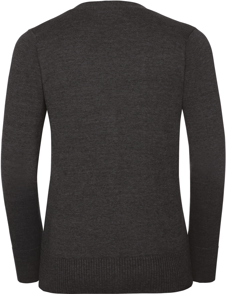 RU715F - Ladies' gebreid vest met V-hals