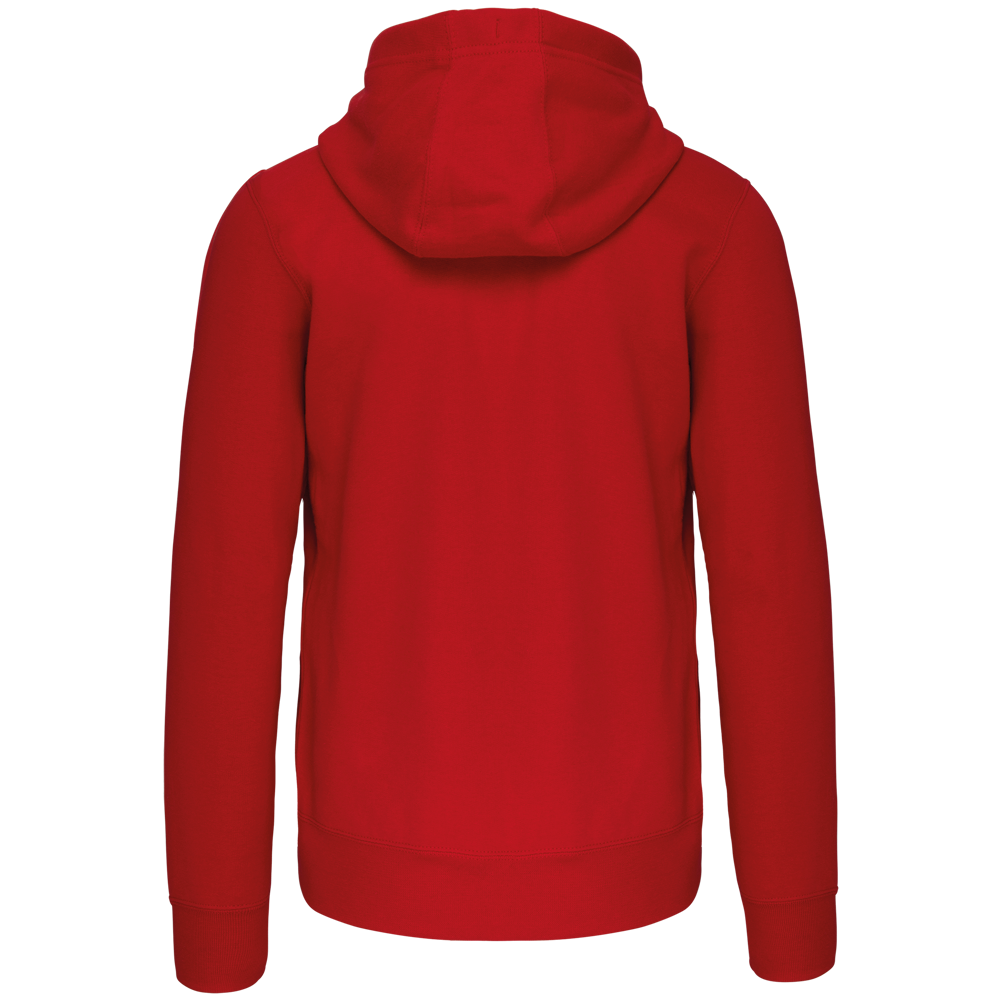K454C - Hooded Sweater Met Rits