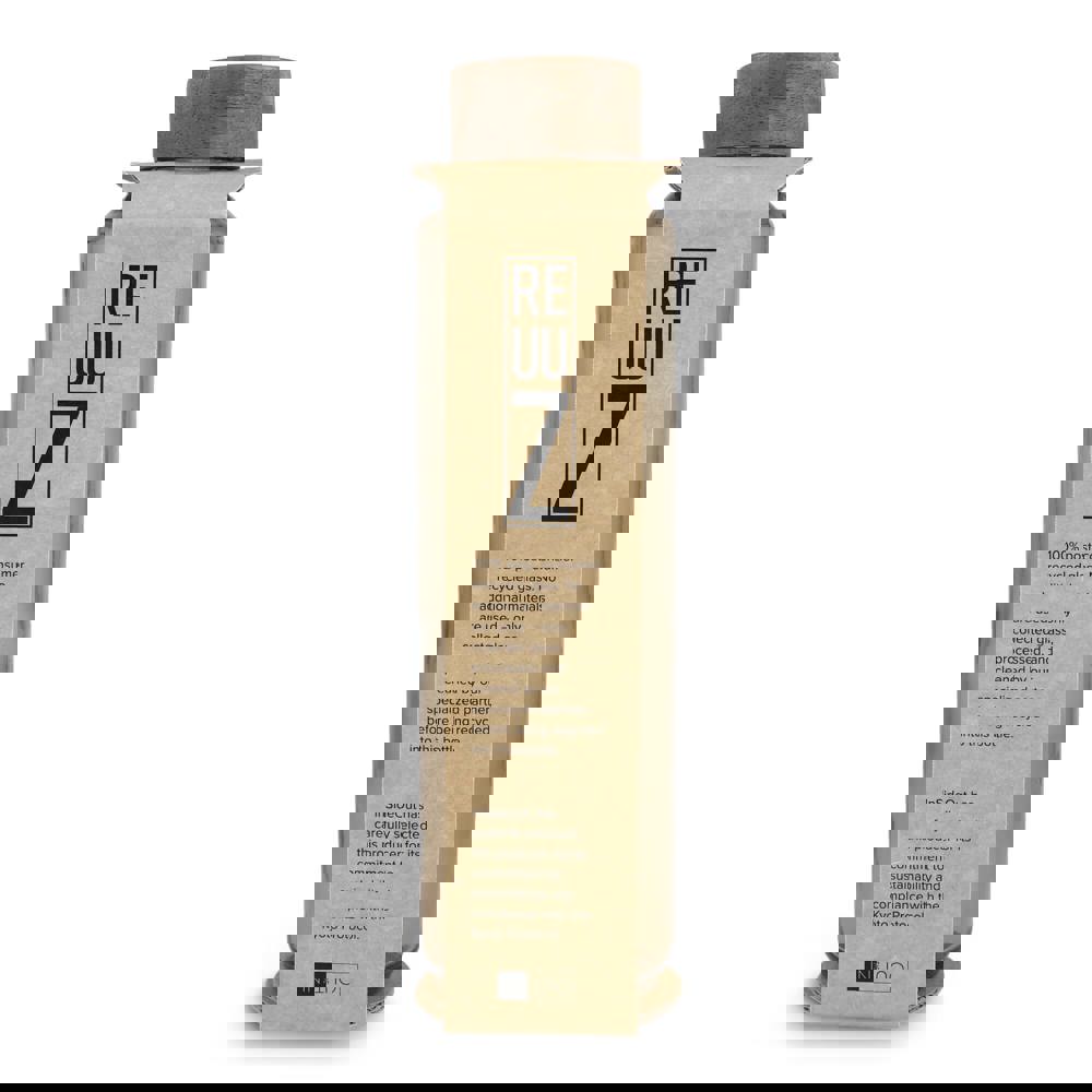 InSideOut Gerecyclede glazen Waterfles ReuuZ met houten dop 650 ml