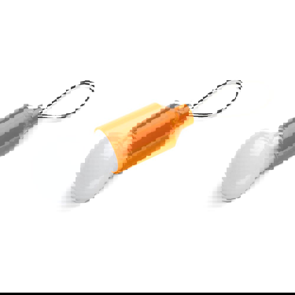 Sleutelhanger gloeilampje - oranje