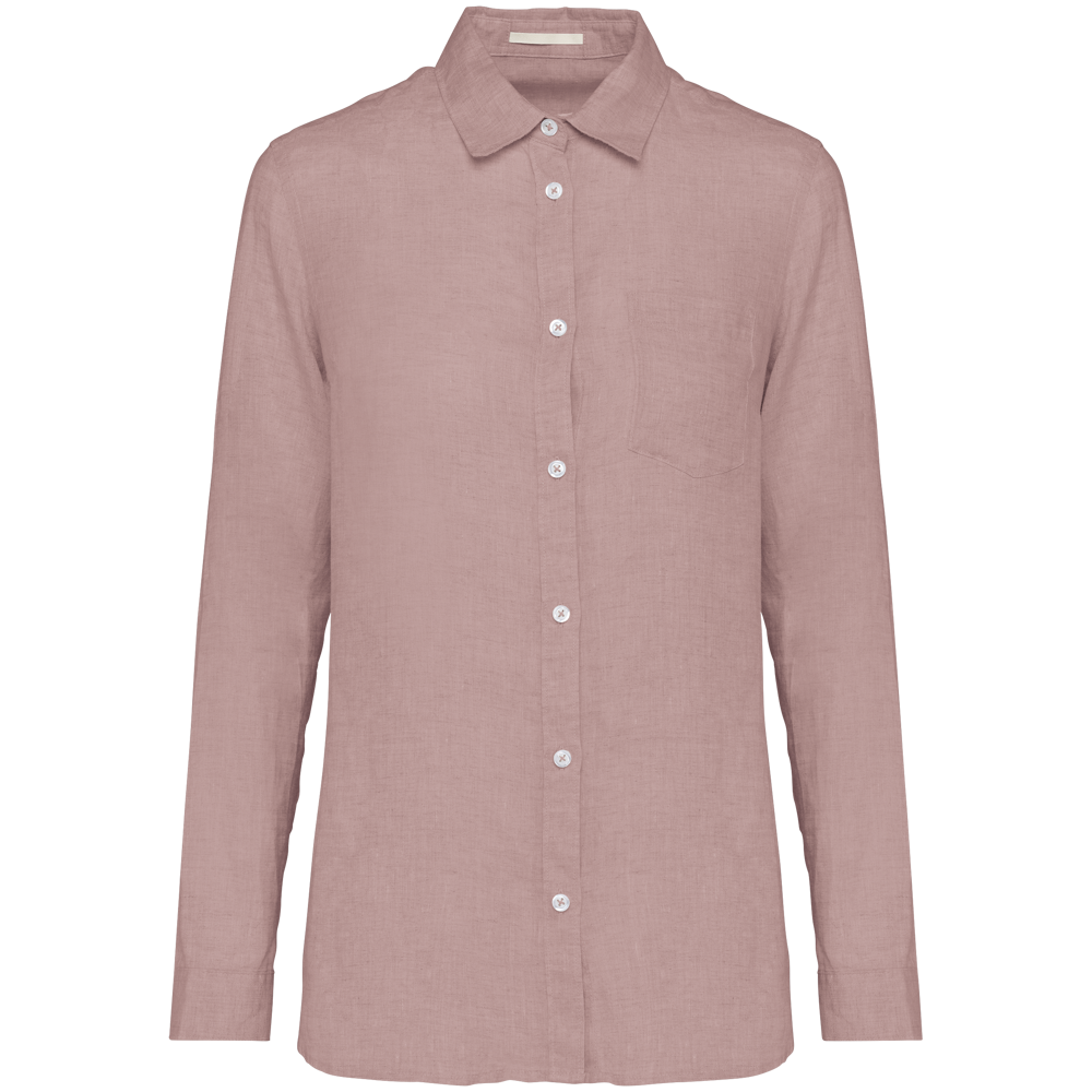 SP505 - Linnen damesblouse - Petal Rose
