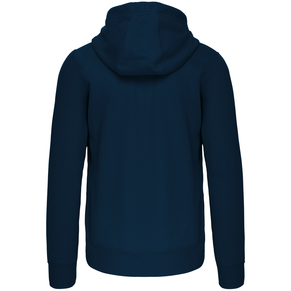 K454C - Hooded Sweater Met Rits