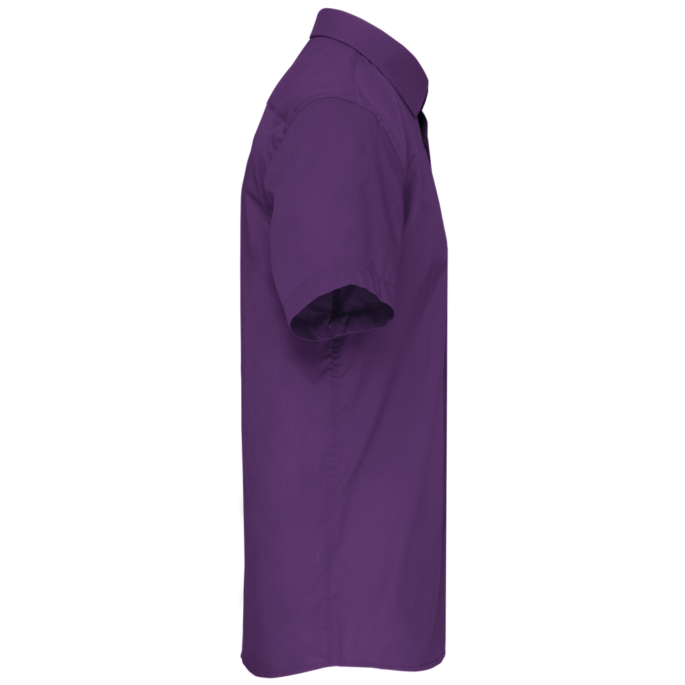 K551C - Overhemd in onderhoudsvriendelijk polykatoen-popeline korte mouwen heren