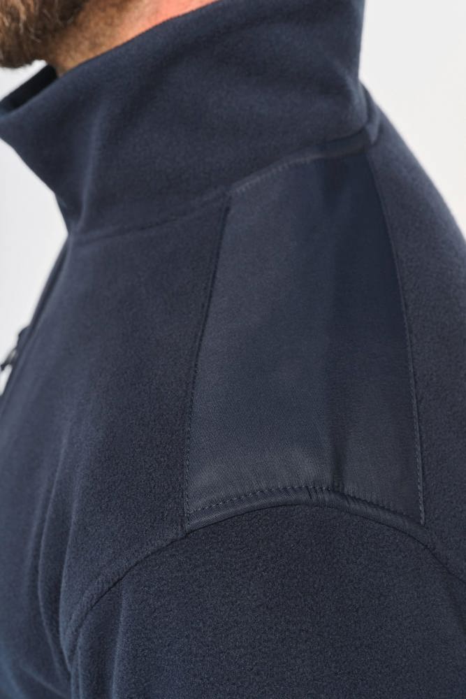 WK905 - Ecologishe fleece met ritskraag unisex