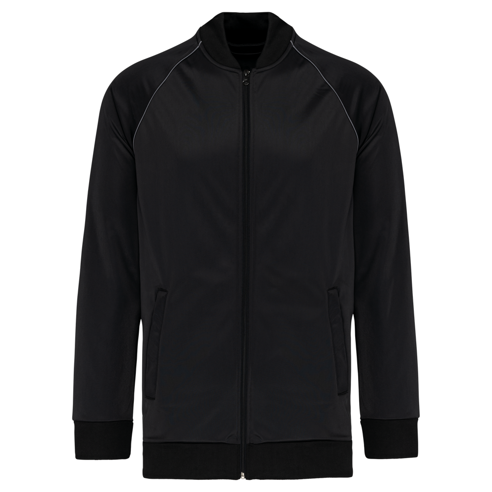 PA384 - Unisex trainingsjas met rits en biesje