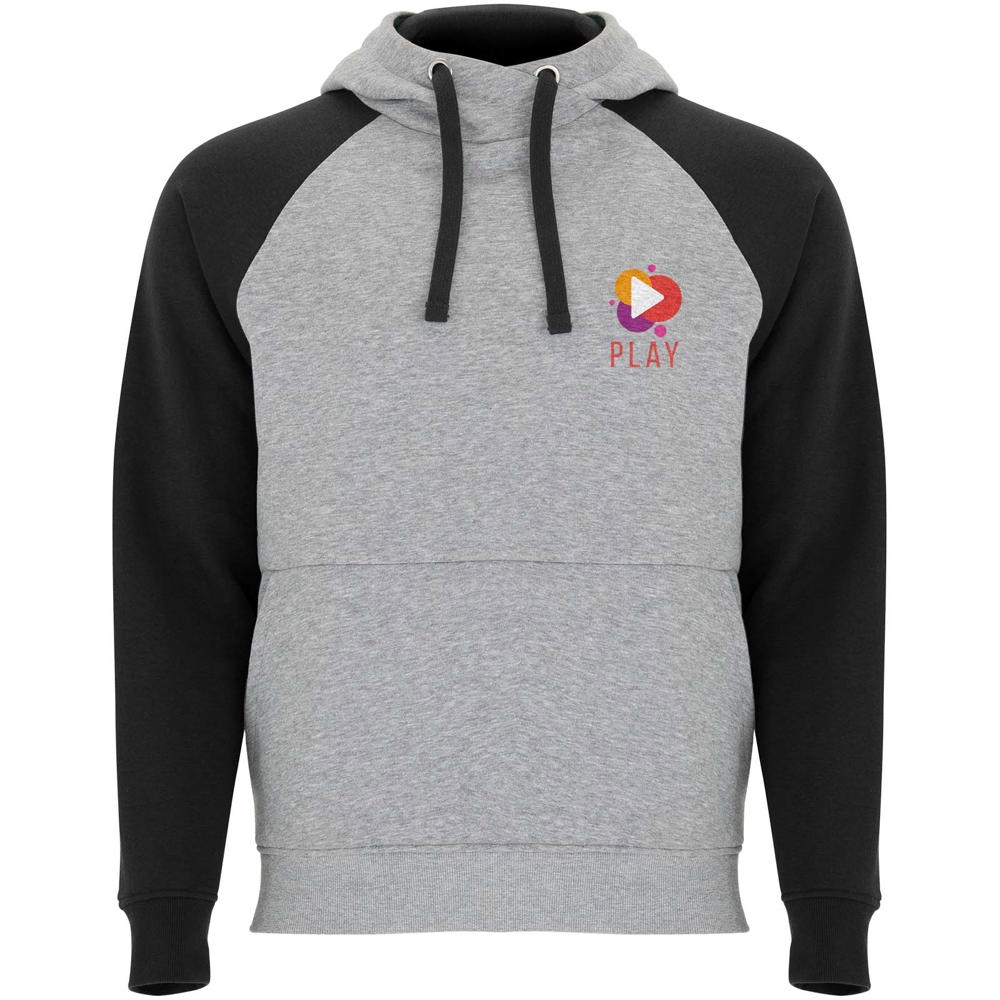 Badet unisex tweekleurige hoodie