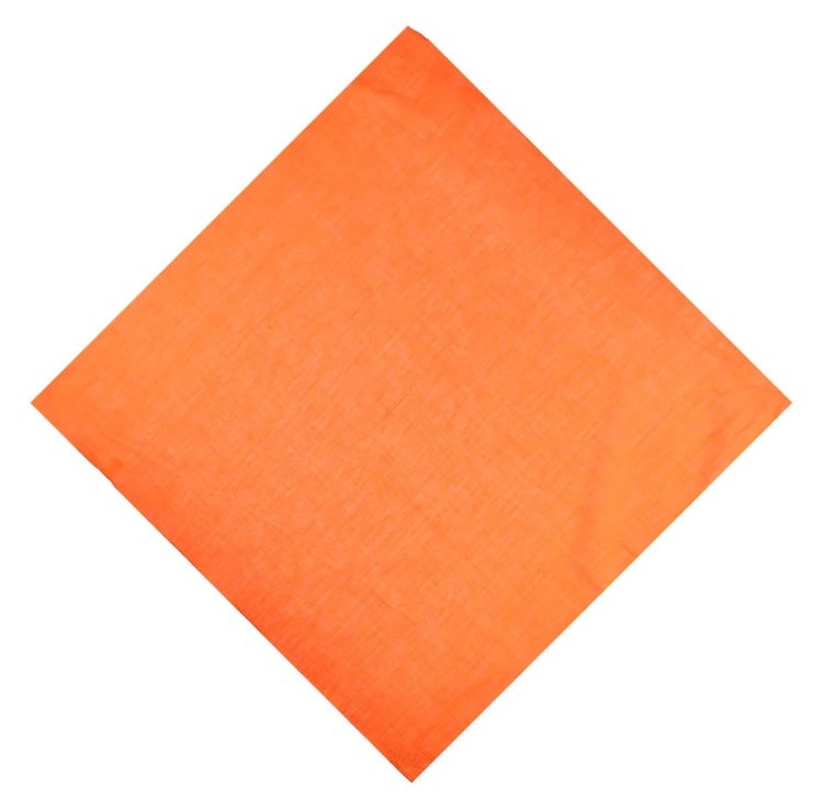 P810 - Bandana carré vierkant - Oranje
