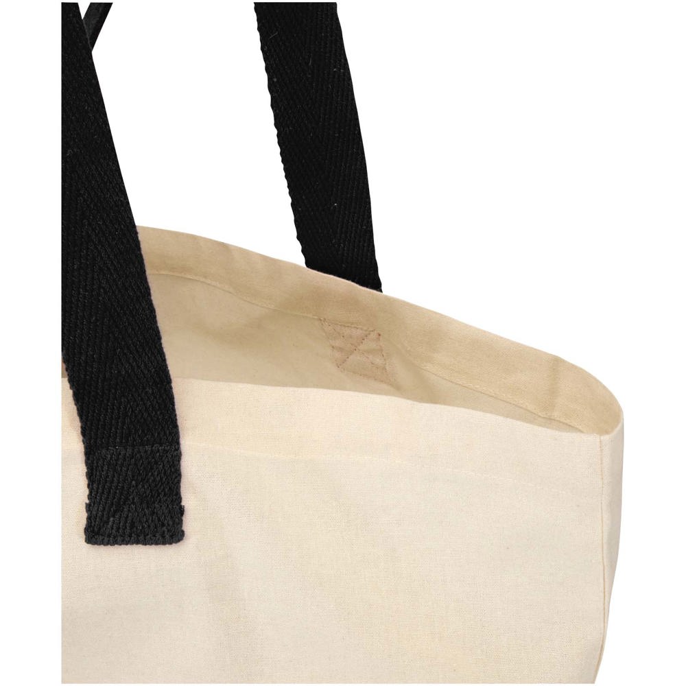 Sierra 140 g/m² GRS gerecycleerde opvouwbare katoenen draagtas 12L