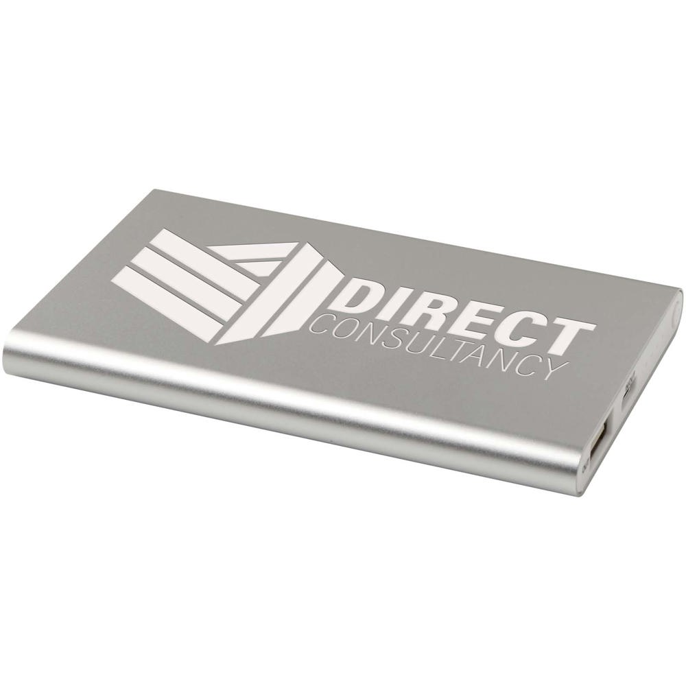 Pep type-C powerbank van 4000 mAh van gerecycled aluminium 