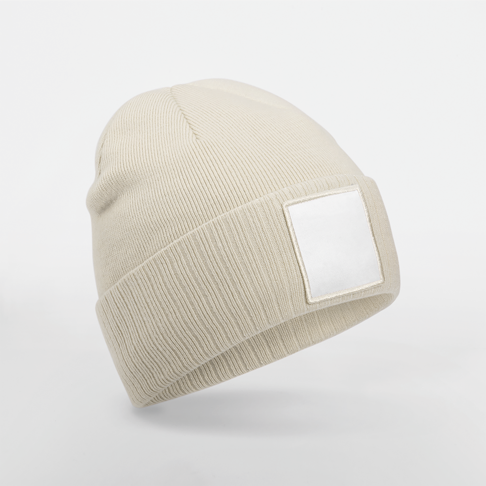B337R - Muts met patch - Oatmeal/White
