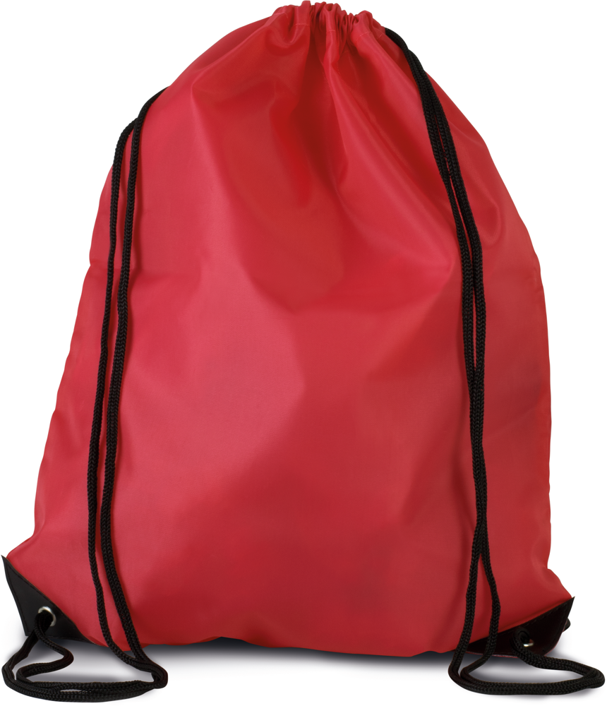 KI0104 - Rugzak met draagkoordjes - Cherry Red