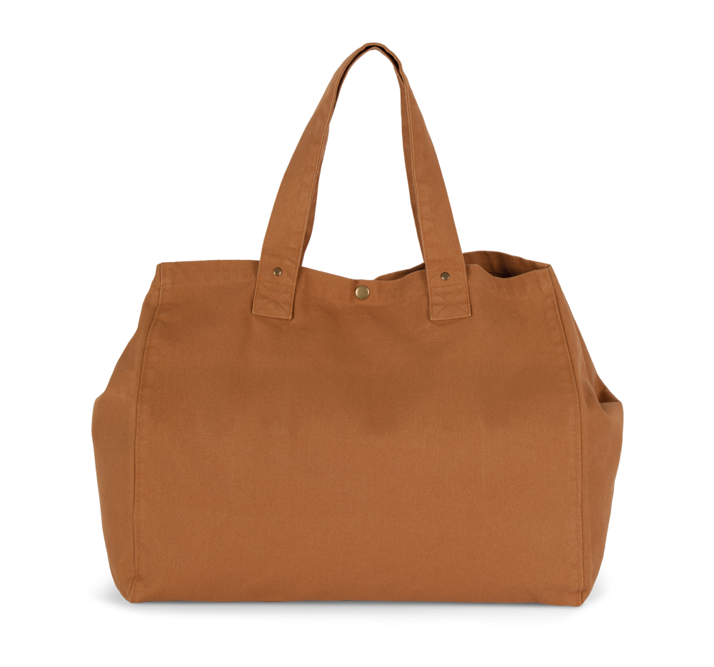 KI3208 - Shopper van verwassen katoen