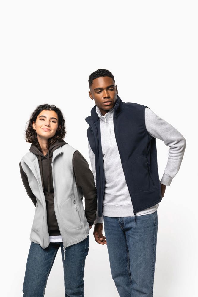 K9120 - Ecologische uniseks bodywarmer van microfleece