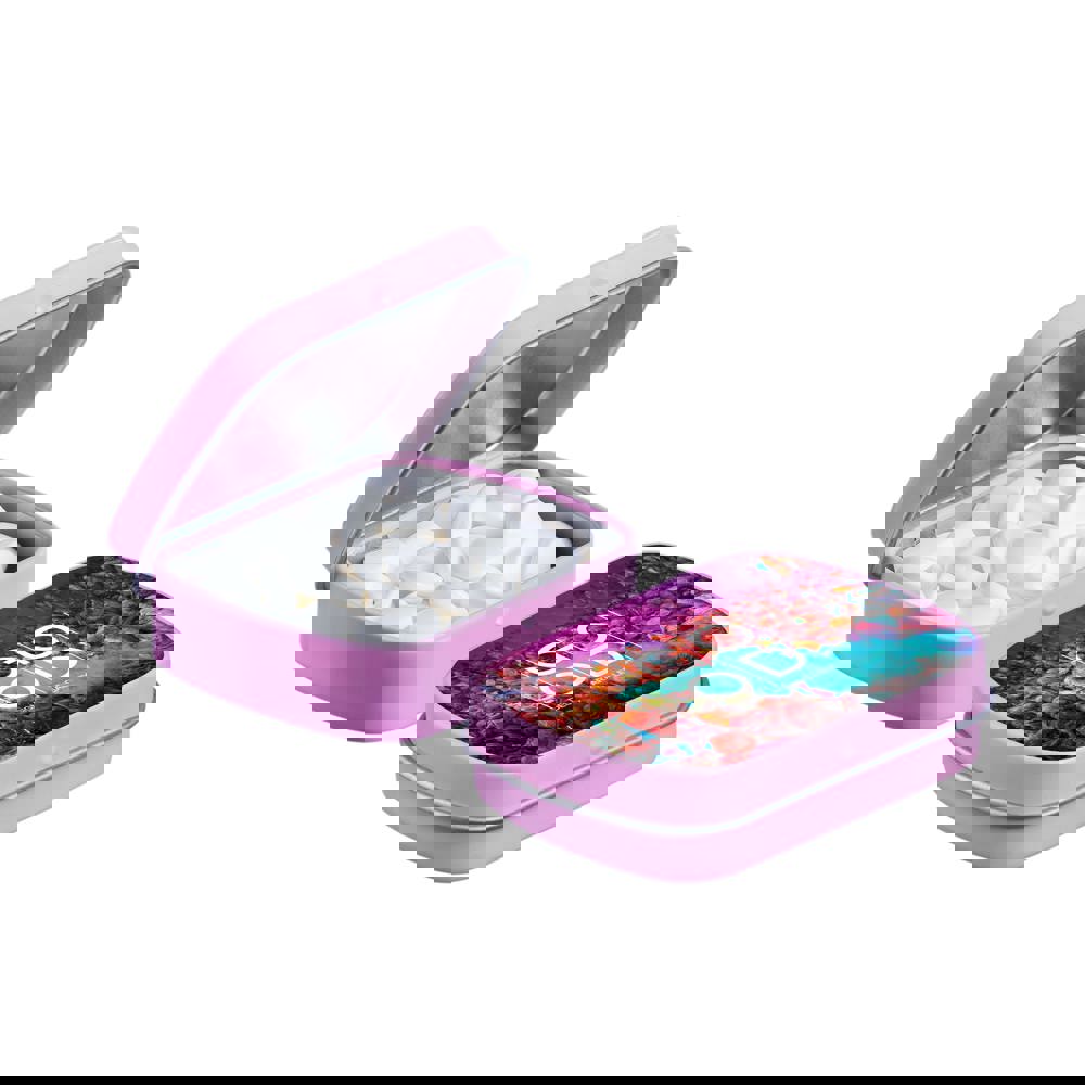 Mini scharnierblikje gevuld met pepermunt