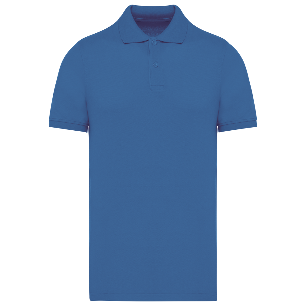 - Piqué-herenpolo Bio180 - Light Royal Blue
