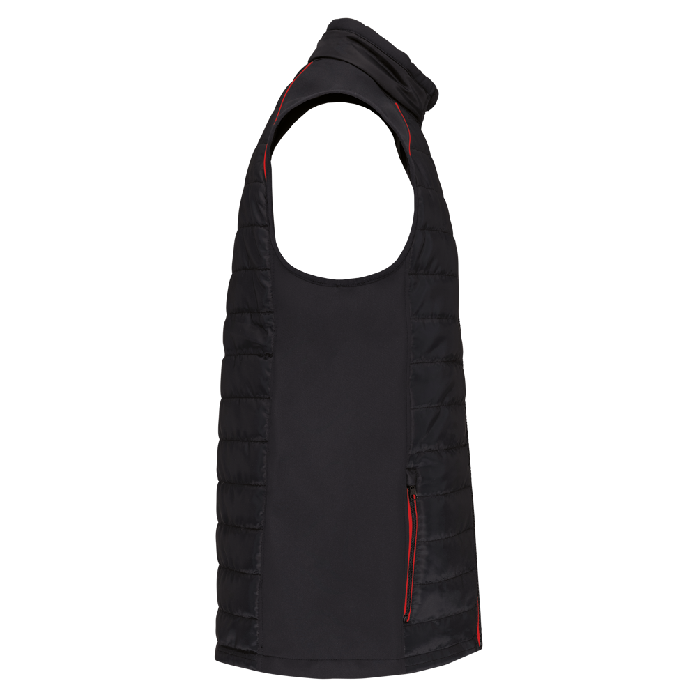 WK606 - Bodywarmer Day To Day in twee stoffen