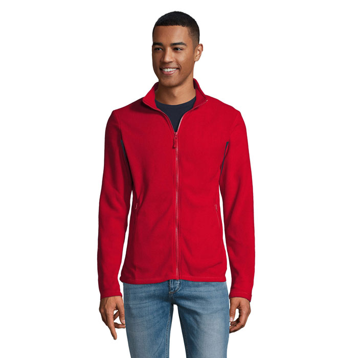 NORMAN MEN - NORMAN heren fleece 220g - Rood