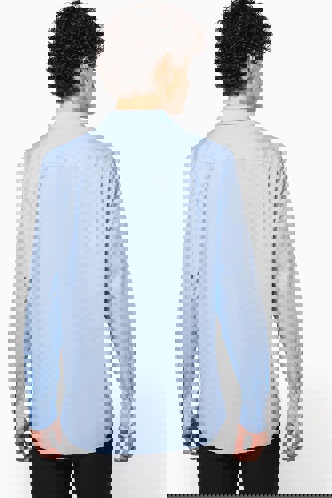 K541C - Heren poplin overhemd lange mouwen