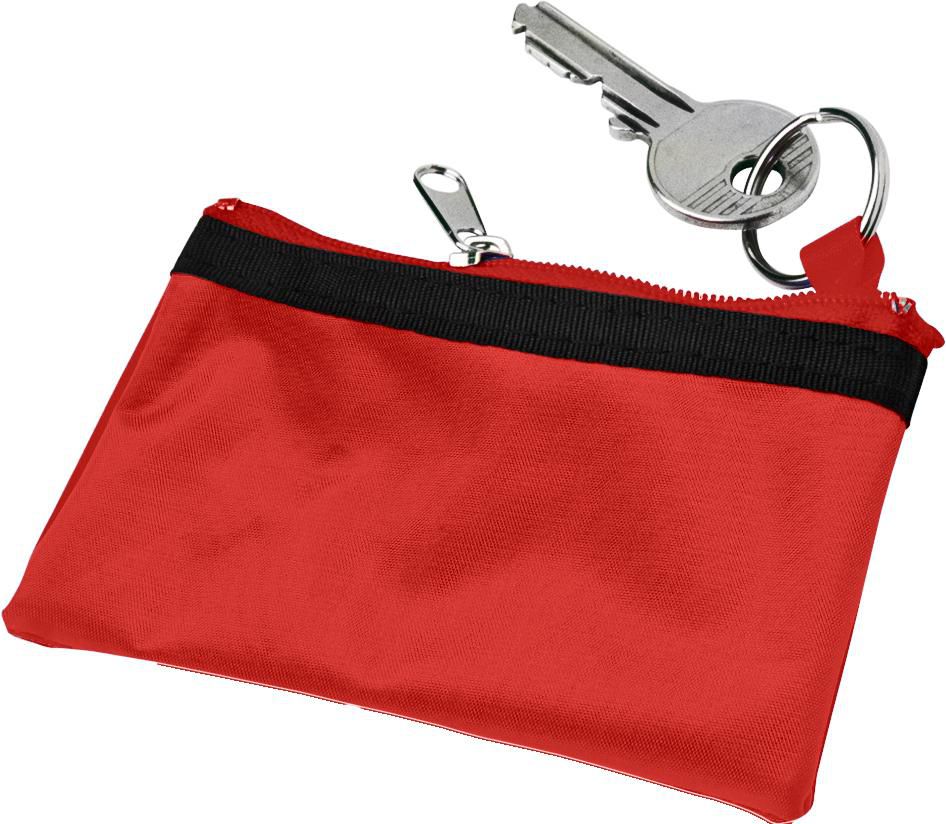 Nylon (70D) sleuteletui Sheridan - Rood