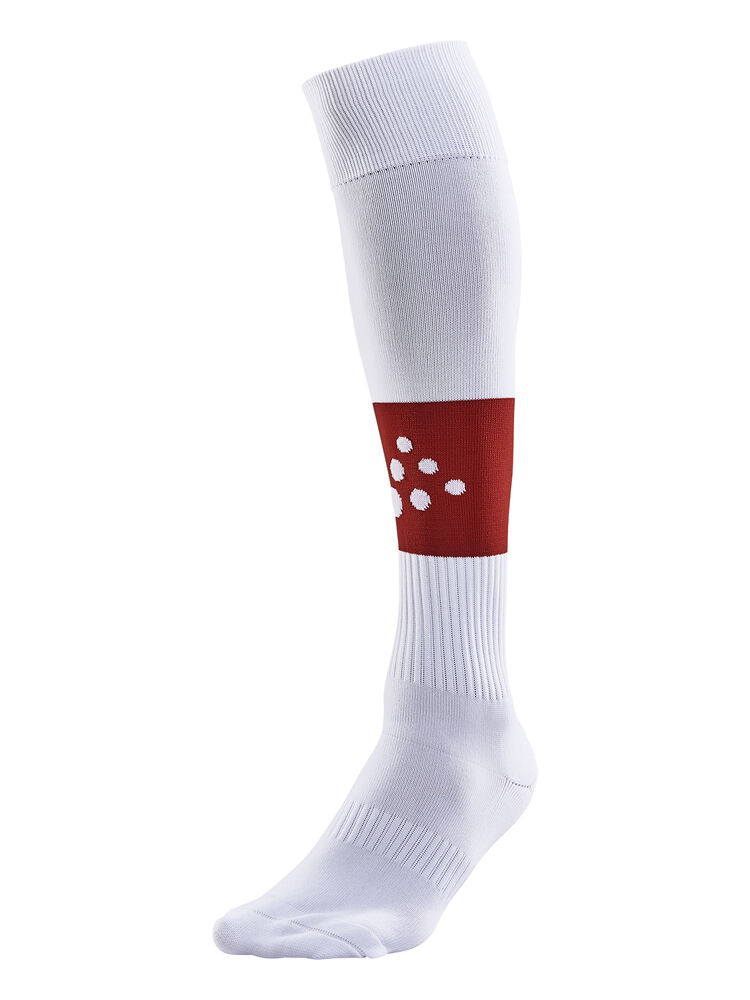 Craft - Squad Sock Contrast - White/Bright Red
