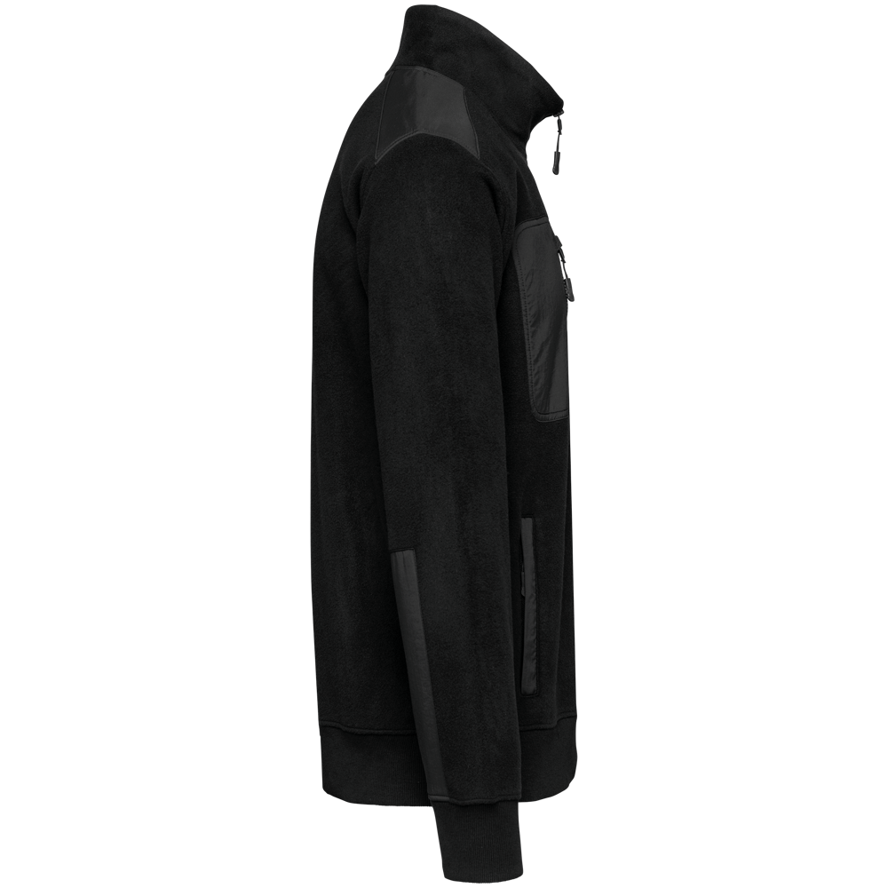 WK905 - Ecologishe fleece met ritskraag unisex